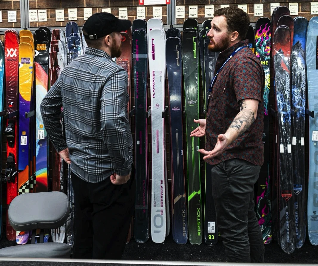 Snowboard shop services at Sun & Ski Sports