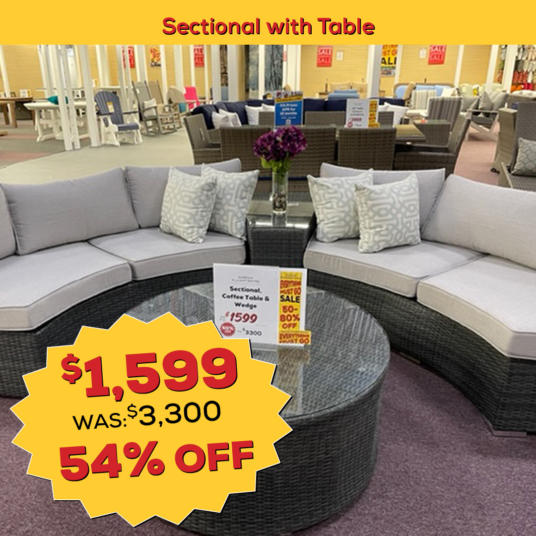 Sectional with Table