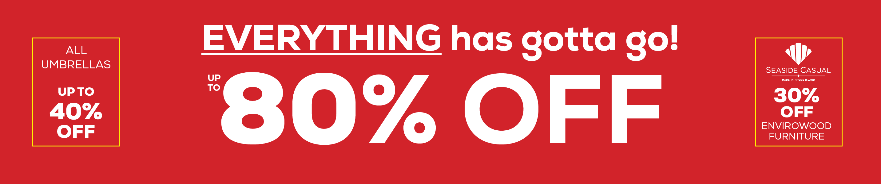 Patio Up To 80% Off