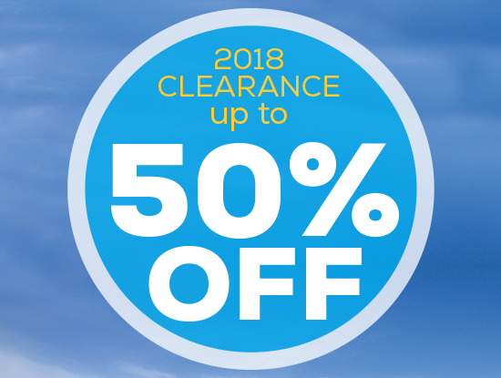 2018 Clearance up to 50% off
