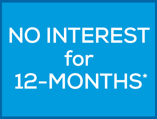 No interest for 12-months. See store for details.