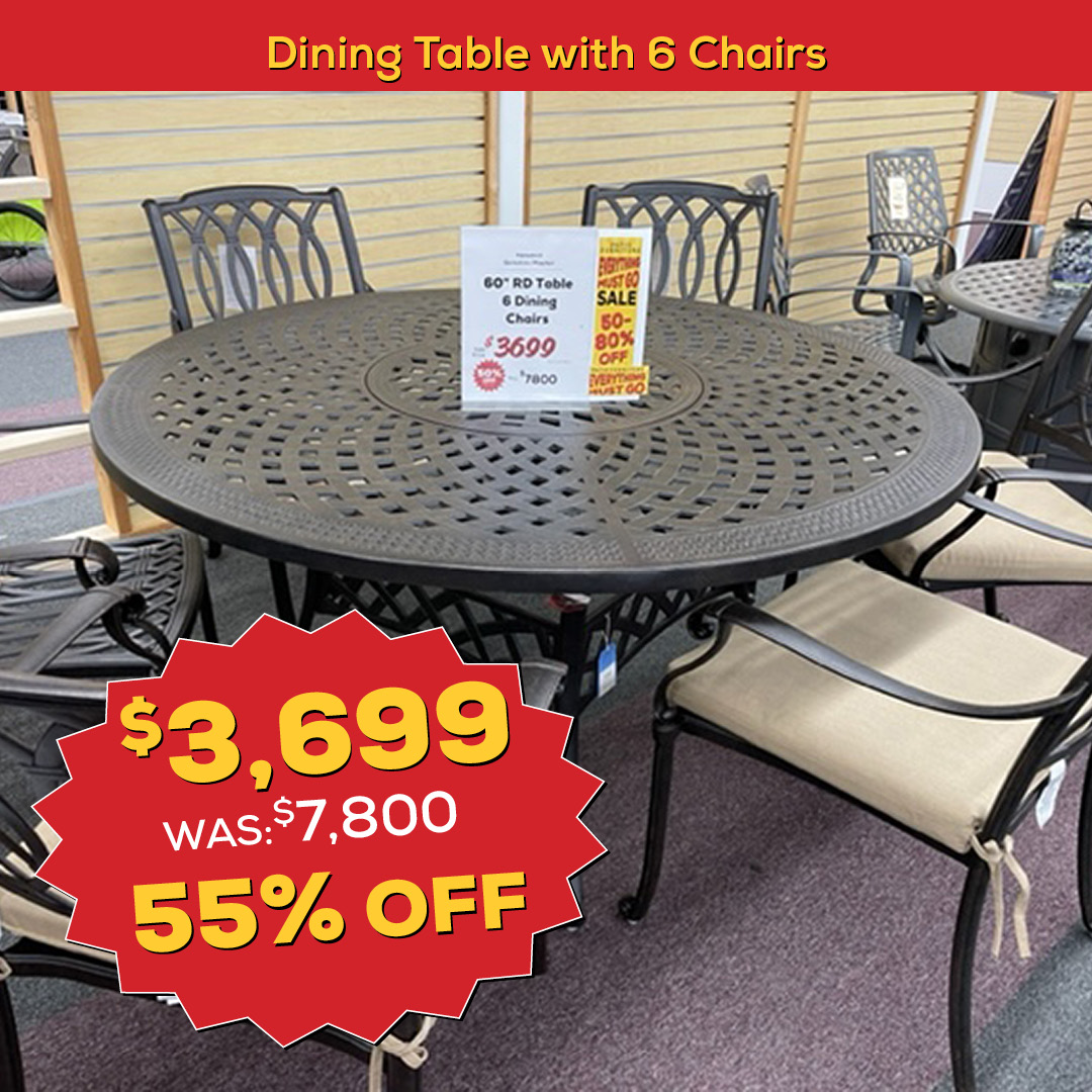 Dining Table with 6 Chairs