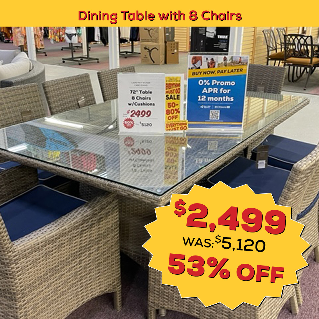 Dining Table with 8 Chairs