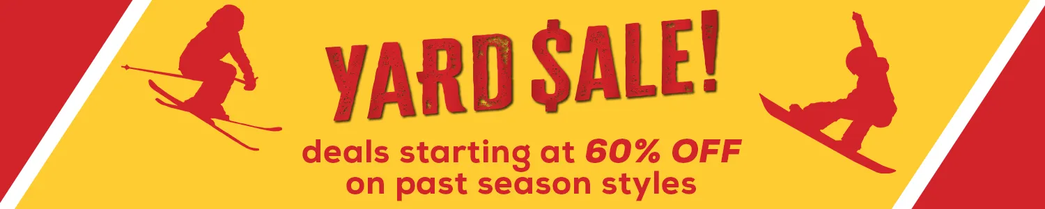 Up to 60% OFF Yard Sale