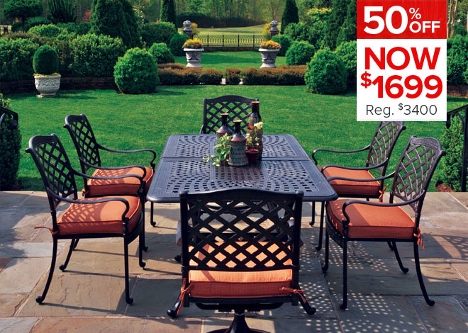 50% Off Berkshire 5 Piece Dining. Now $1,699