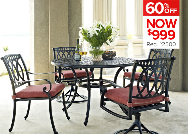 60% Off Beckette 5 Piece Dining. Now $999