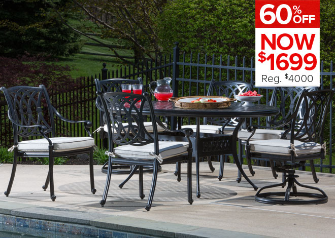 60% Off Casual Classic 5 Piece Seating. Now $1,640
