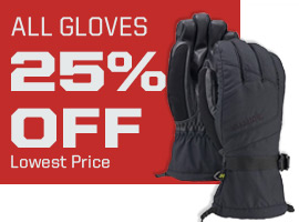 All gloves 25% off. Lowest Price.