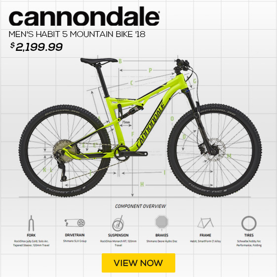 Cannondale Men's Bad Habit 5 Mountain Bike '18