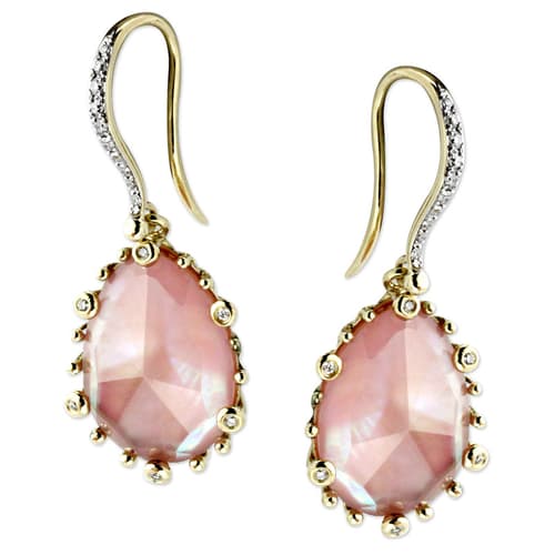 Pink Mother of Pearl Earrings - Elisa Ilana