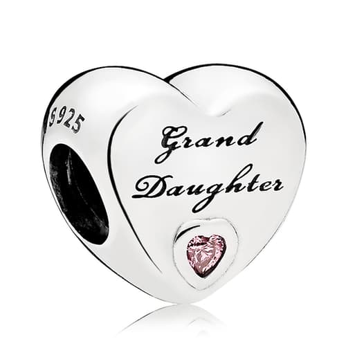 PANDORA Granddaughter&#39;s Love Pink CZ Charm