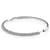PANDORA Radiant Hearts of PANDORA, Air Blue Enamel &amp; Clear CZ Bangle Open