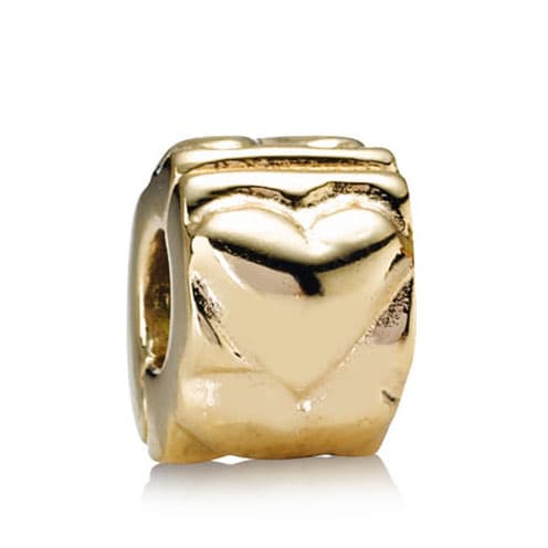 PANDORA 14K Heart Clip