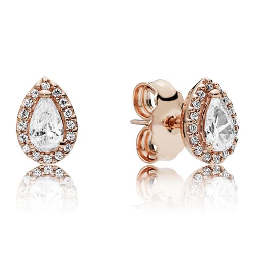 PANDORA Rose™ Radiant Teardrop Earrings 286252CZ