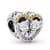 Pandora Disney Sparkling Simba &amp; Nala Heart Charm 798044NPRMX