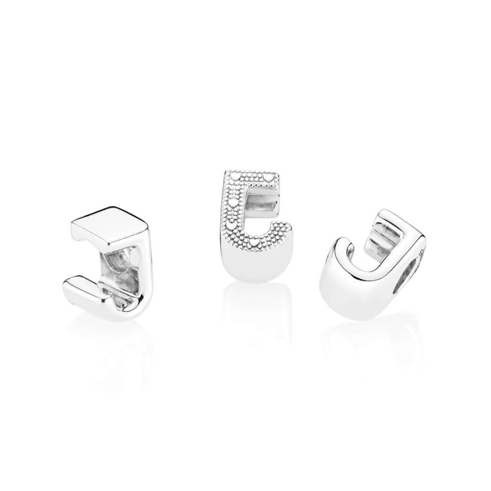 Pandora Letter J Charm Pancharmbracelets Com