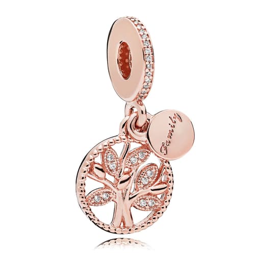 PANDORA Rose Gold CZ Family Heritage Dangle