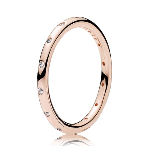 PANDORA Rose™ &amp; Clear CZ Droplets Ring