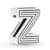 Pandora Reflexions™ Letter Z Clip 798222