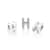 PANDORA  Letter H Charm 797462