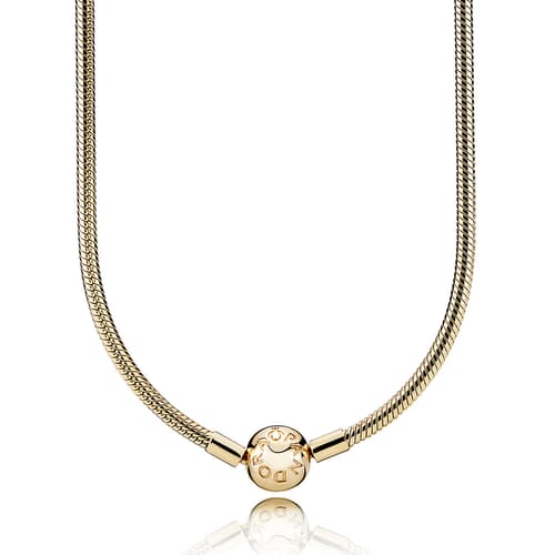 PANDORA 14K Gold Charm Necklace - Pancharmbracelets.com