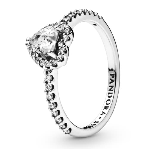 Pandora Elevated Heart Ring 198421C01