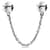 PANDORA Love Connection Safety Chain
