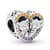 Pandora Disney Sparkling Simba &amp; Nala Heart Charm 798044NPRMX