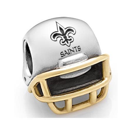 PANDORA New Orleans Saints NFL Helmet Charm 346592 RETIRED