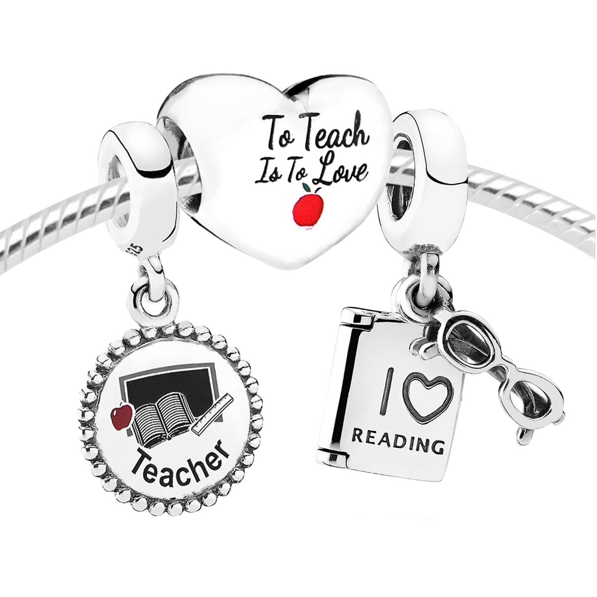pandora teacher bracelet