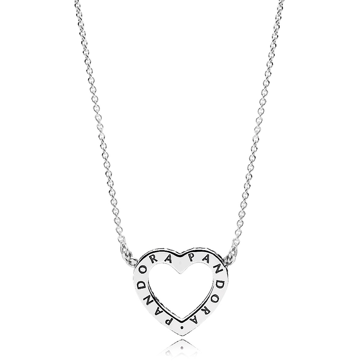 Pandora Loving Hearts Of Pandora Clear Cz Necklace Pancharmbracelets Com