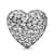 Pandora Sparkling Pattern Heart Single Stud Earring  298568C01