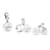 PANDORA Forever Sisters Dangle Charm 798012FPC