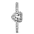 Pandora Elevated Heart Ring 198421C01