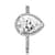 PANDORA Radiant Teardrop Ring