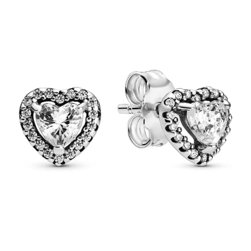 Pandora Elevated Heart Stud Earrings 298427C01