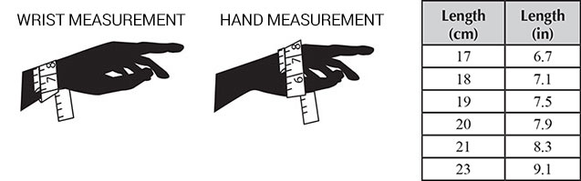 pandora bracelet dimensions