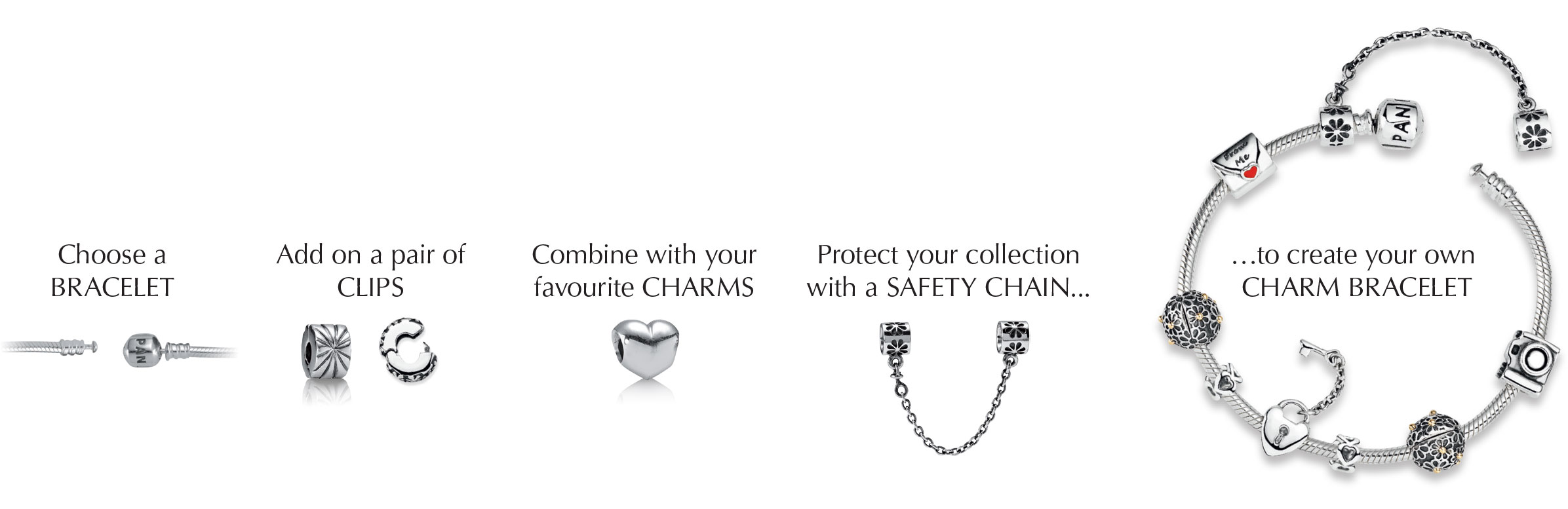 pandora charm measurements