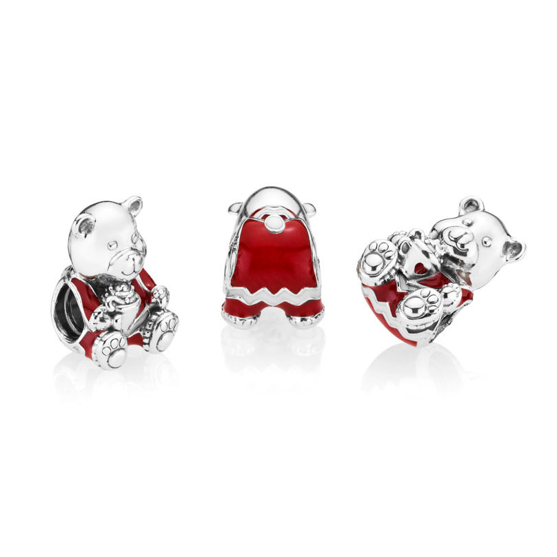 christmas bear pandora charm