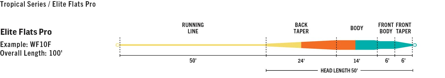 RIO ELITE FLATS PRO INTERMEDIATE FLY LINE 6 RIO ELITE FLATS PRO INTERMEDIATE FLY LINE -Aero Fly Tackle SW Tropical Elite Flats Pro taper