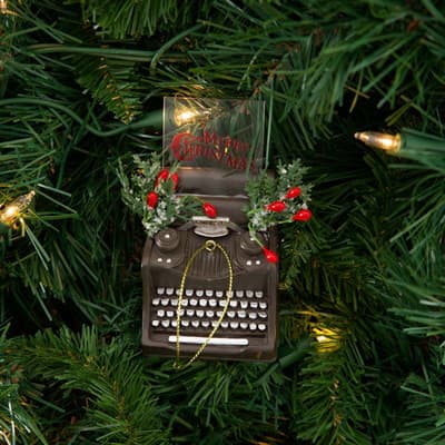 Typewriter Ornament