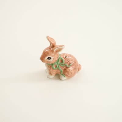 Brown Bunny Mini Pepper Shaker