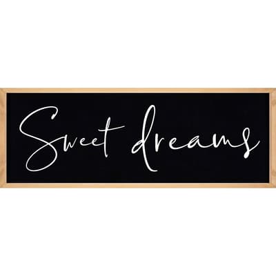 "Sweet Dreams" Framed Wall Decor