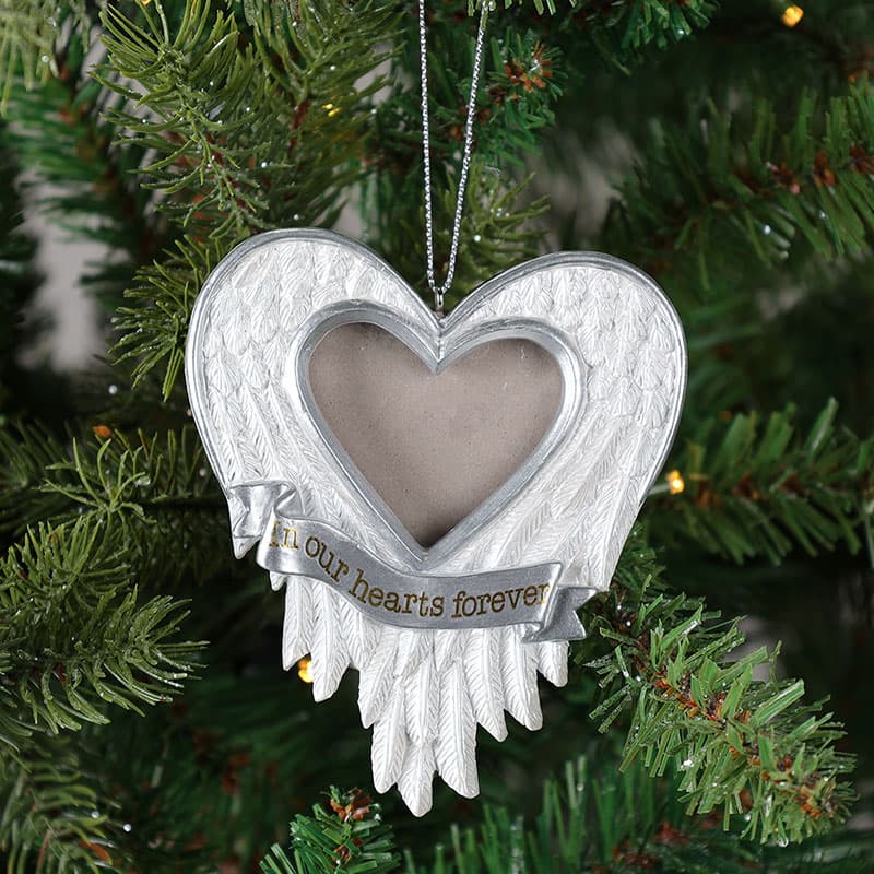 Gold/Silver Angel Wings Ornament - Item 106421