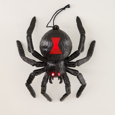 LED Black Widow Spider Ornament