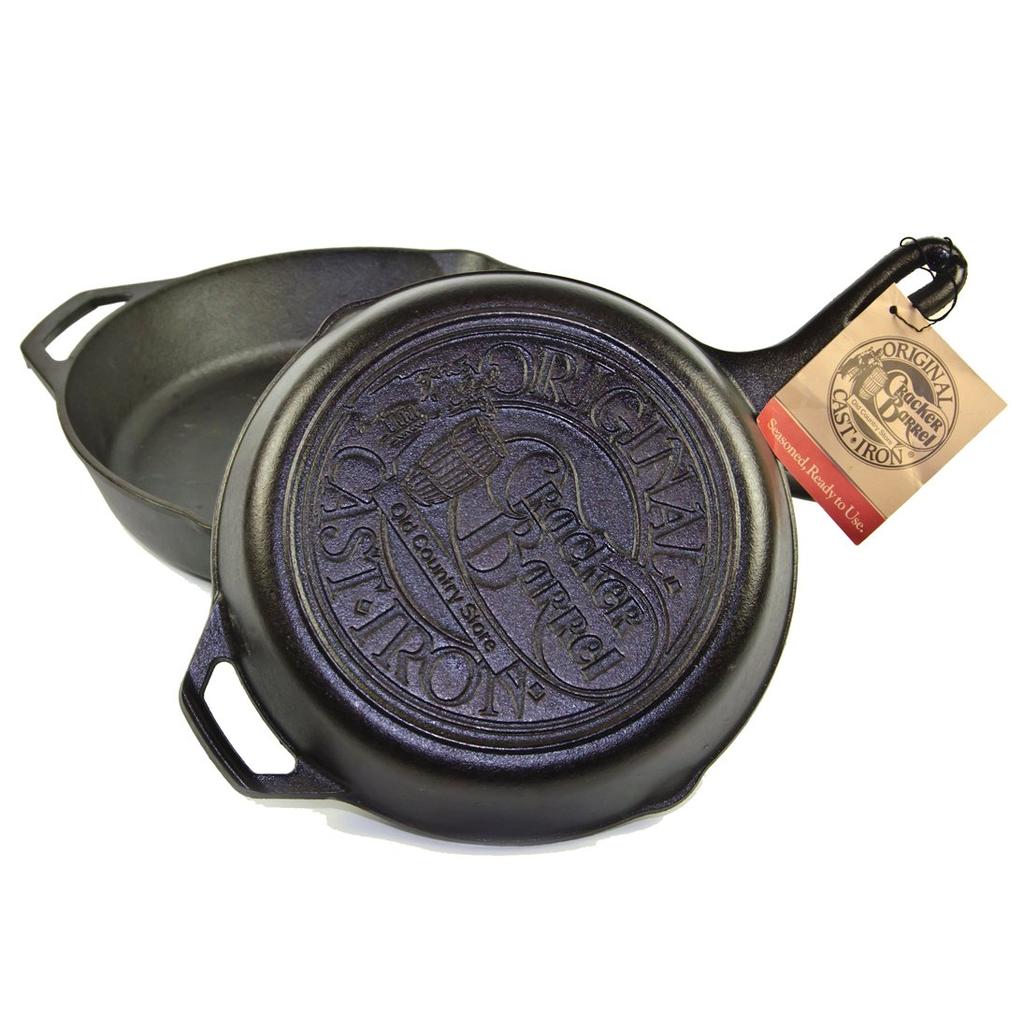 Lodge 10-1/4'' Cast Iron Skillet Cracker Barrel