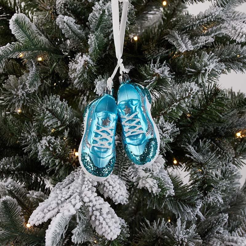 Men’s Wild Blue 2024 Yonder Sneakers with Christmas Decorations – Christmas Edition