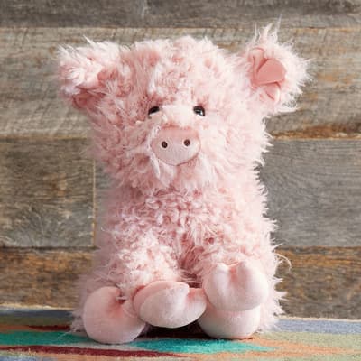 Fluffy Pig Medium Plush