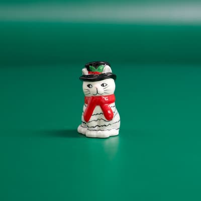 Christmas Cat Mini Pepper Shaker