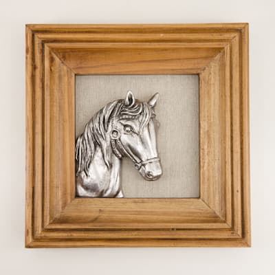 Framed Horse Wall Hanging